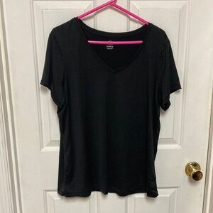 3/$20 bundle and save … 
Athletic Works Black V-Neck Short Sleeve Tee